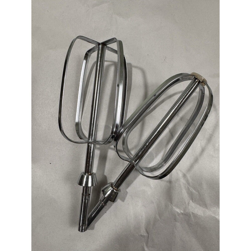 SUNBEAM MIXMASTER 1950s  Replacement Set of MIXER BEATERS 2 Slot CROSS END